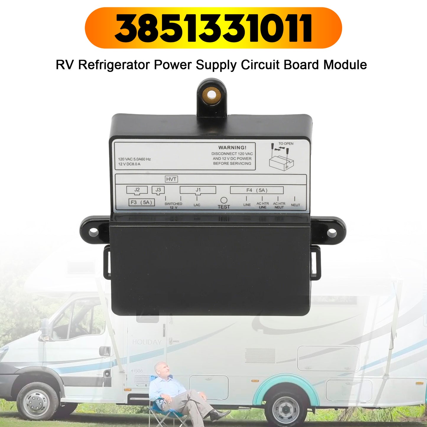 3851331011 RV Refrigerator Power Supply Circuit Board Module for Dometic