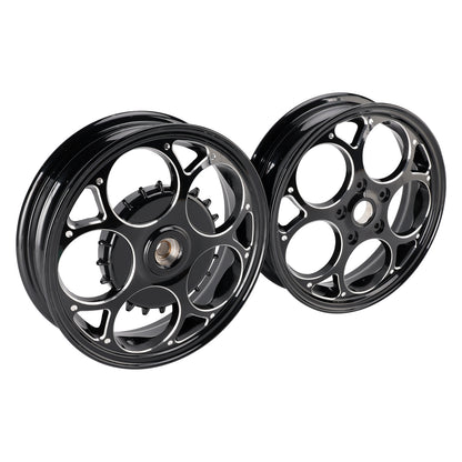 Vespa Sprint/ Primavera 50-150cc Aluminum Black Front and Rear Wheel Rim