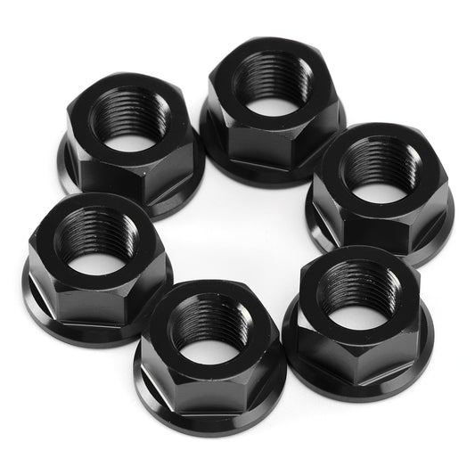 Ducati Panigale V2 V4 2018-2024 Rear Sprocket Carrrier Flange Black Nuts Set M10x1.0 74810461A