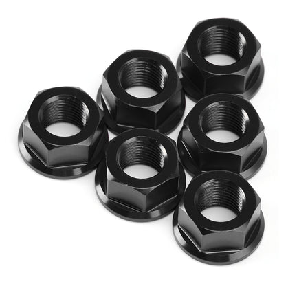 Ducati Panigale V2 V4 2018-2024 Rear Sprocket Carrrier Flange Black Nuts Set M10x1.0 74810461A