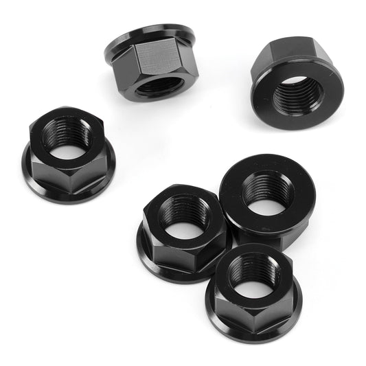 Ducati Panigale V2 V4 2018-2024 Rear Sprocket Carrrier Flange Black Nuts Set M10x1.0 74810461A