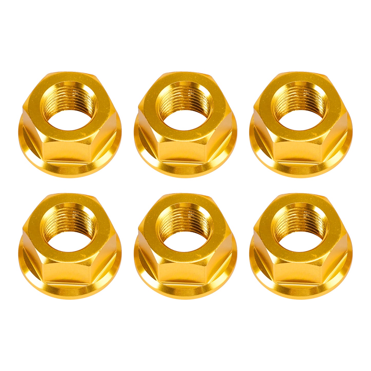 Ducati Panigale V2 V4 2018-2024 Rear Sprocket Carrrier Flange Gold Nuts Set M10x1.0 74810461A
