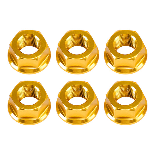 Ducati Panigale V2 V4 2018-2024 Rear Sprocket Carrrier Flange Gold Nuts Set M10x1.0 74810461A