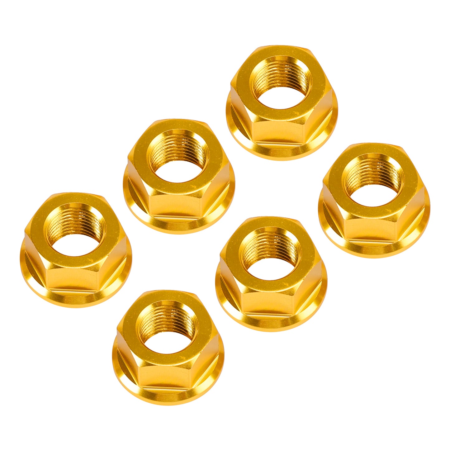 Ducati Panigale V2 V4 2018-2024 Rear Sprocket Carrrier Flange Gold Nuts Set M10x1.0 74810461A