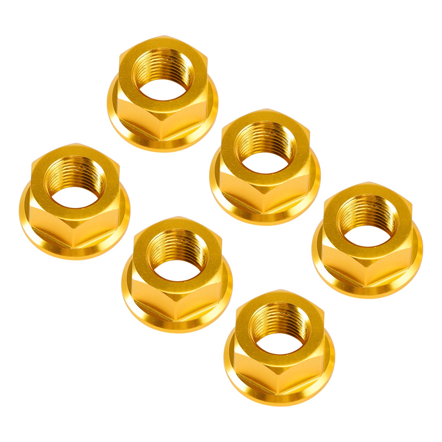 Ducati Panigale V2 V4 2018-2024 Rear Sprocket Carrrier Flange Gold Nuts Set M10x1.0 74810461A