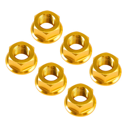 Ducati Panigale V2 V4 2018-2024 Rear Sprocket Carrrier Flange Gold Nuts Set M10x1.0 74810461A