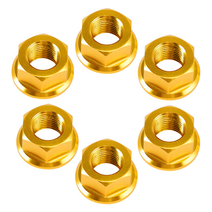 Ducati Panigale V2 V4 2018-2024 Rear Sprocket Carrrier Flange Gold Nuts Set M10x1.0 74810461A