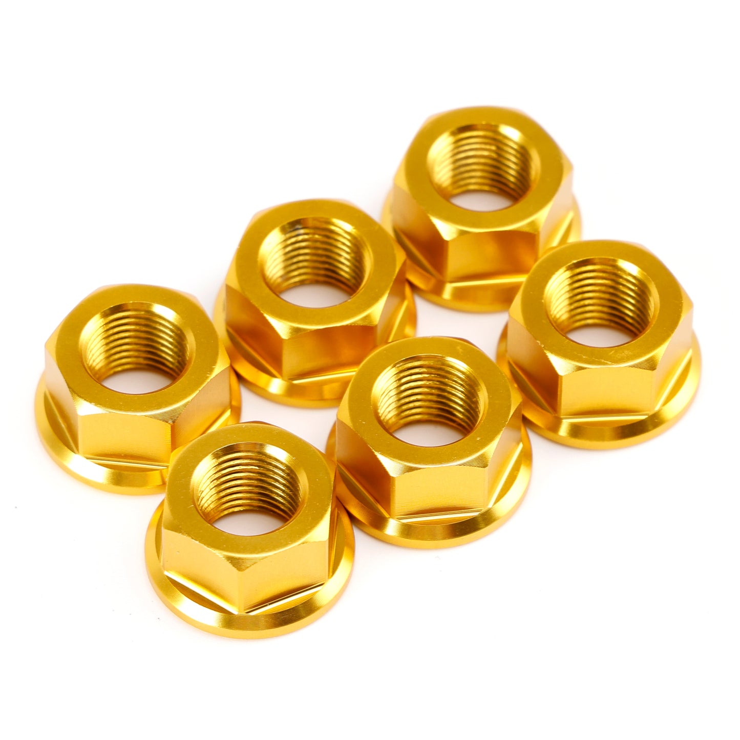Ducati Panigale V2 V4 2018-2024 Rear Sprocket Carrrier Flange Gold Nuts Set M10x1.0 74810461A