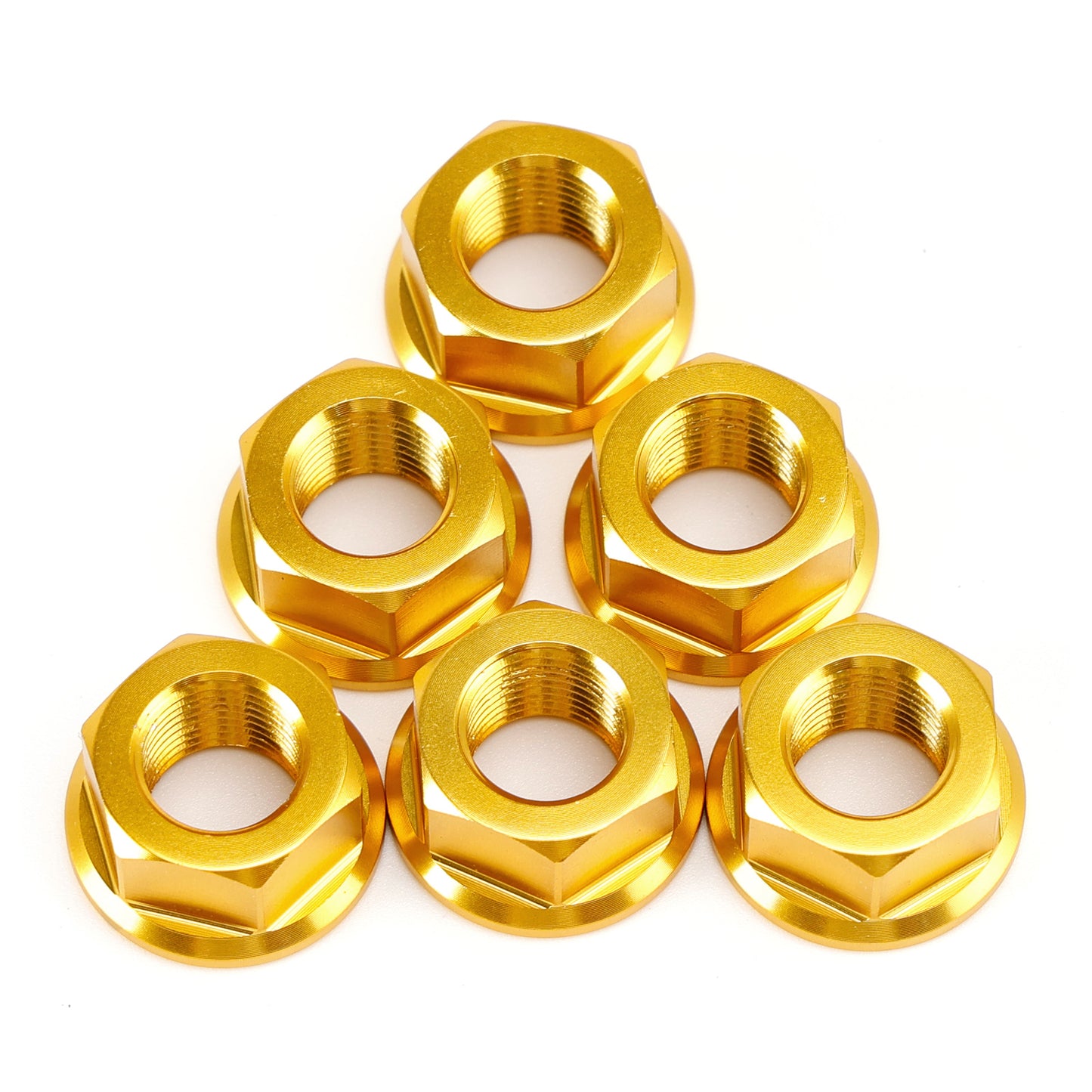 Ducati Panigale V2 V4 2018-2024 Rear Sprocket Carrrier Flange Gold Nuts Set M10x1.0 74810461A
