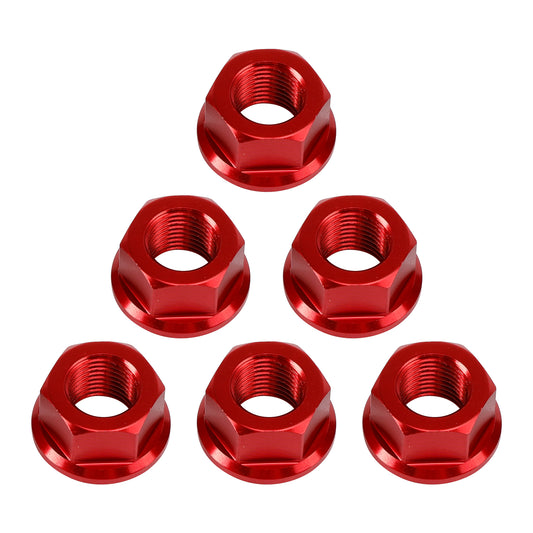 Ducati Panigale V2 V4 2018-2024 Rear Sprocket Carrrier Flange Red Nuts Set M10x1.0 74810461A