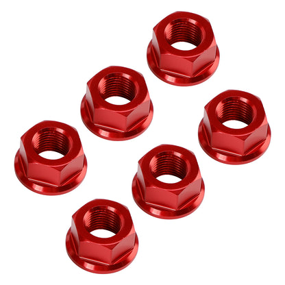 Ducati Panigale V2 V4 2018-2024 Rear Sprocket Carrrier Flange Red Nuts Set M10x1.0 74810461A