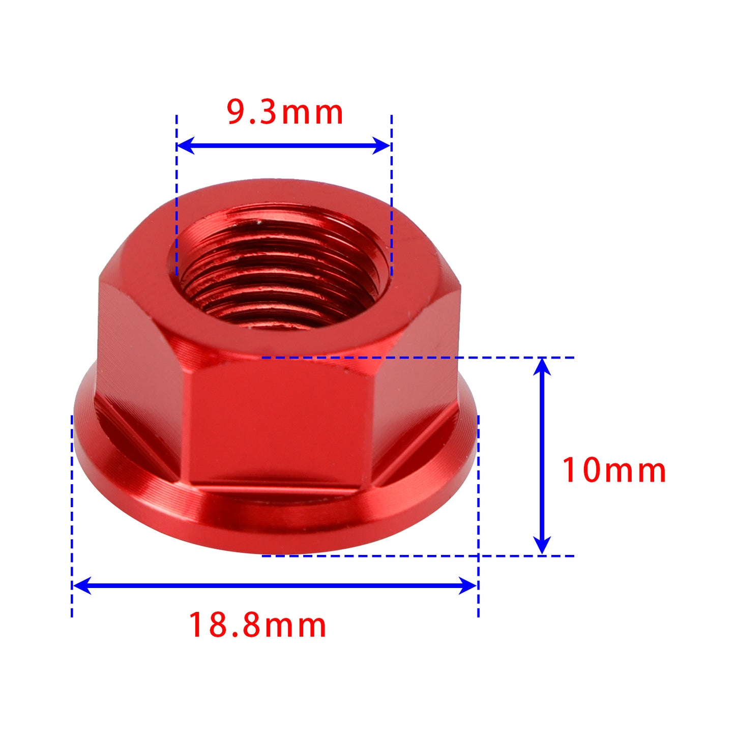Ducati Panigale V2 V4 2018-2024 Rear Sprocket Carrrier Flange Red Nuts Set M10x1.0 74810461A