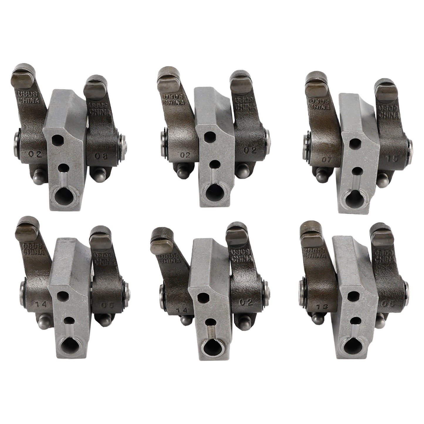 6PCS Intake Exhaust Rocker Arms Support Set 3934920 4089669 for Cummins Dodge 5.9L 12V