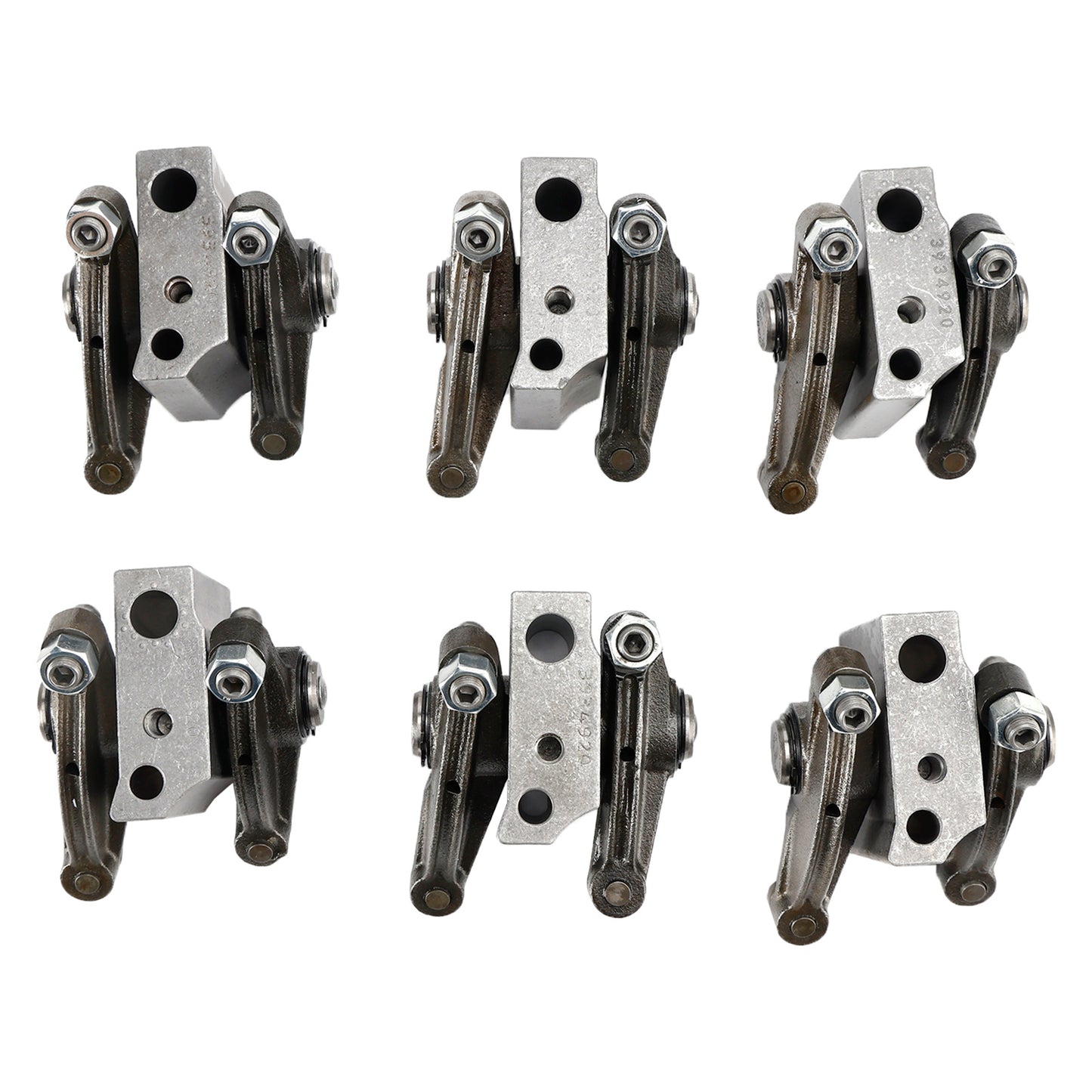 6PCS Intake Exhaust Rocker Arms Support Set 3934920 4089669 for Cummins Dodge 5.9L 12V