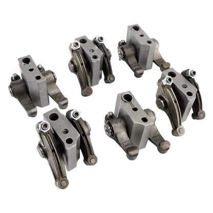 6PCS Intake Exhaust Rocker Arms Support Set 3934920 4089669 for Cummins Dodge 5.9L 12V