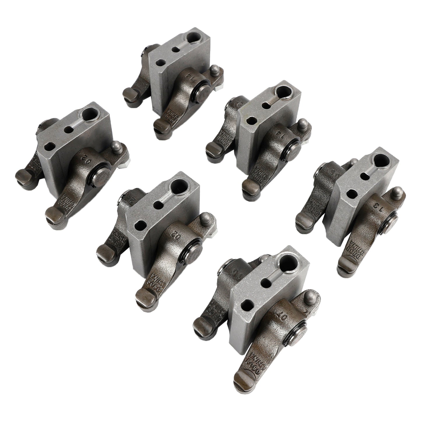 6PCS Intake Exhaust Rocker Arms Support Set 3934920 4089669 for Cummins Dodge 5.9L 12V