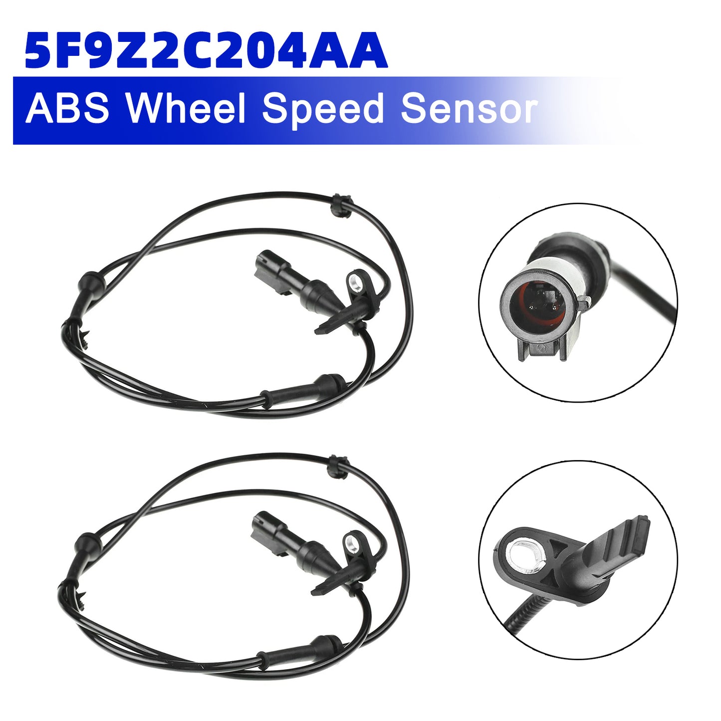 Ford Freestyle 05-07 2PCS Front Left or Right ABS Wheel Speed Sensor 5F9Z2C204AA