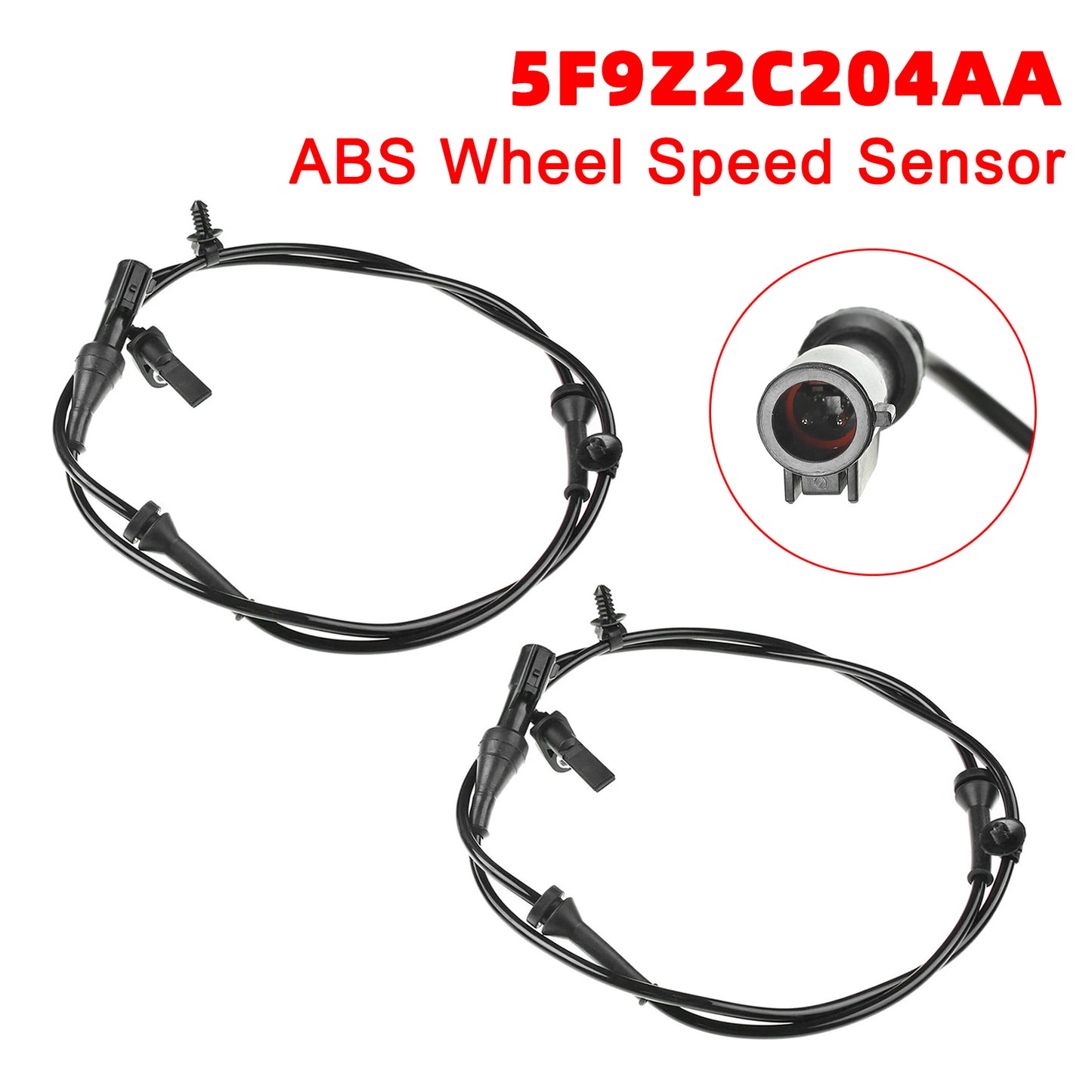 Ford Freestyle 05-07 2PCS Front Left or Right ABS Wheel Speed Sensor 5F9Z2C204AA