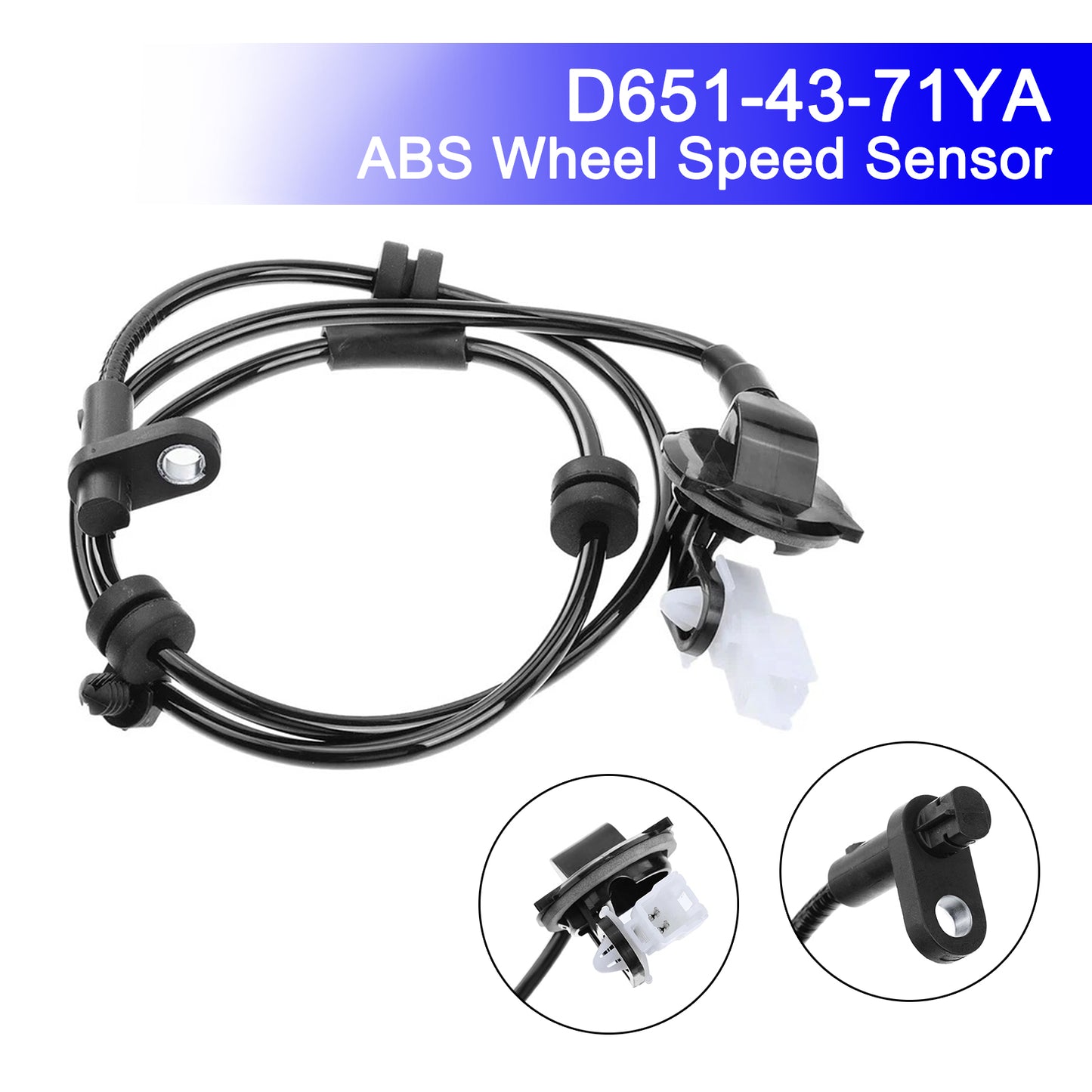 Mazda 2 DE DH Rear 1PCS ABS Wheel Speed Sensor D651-43-71YA