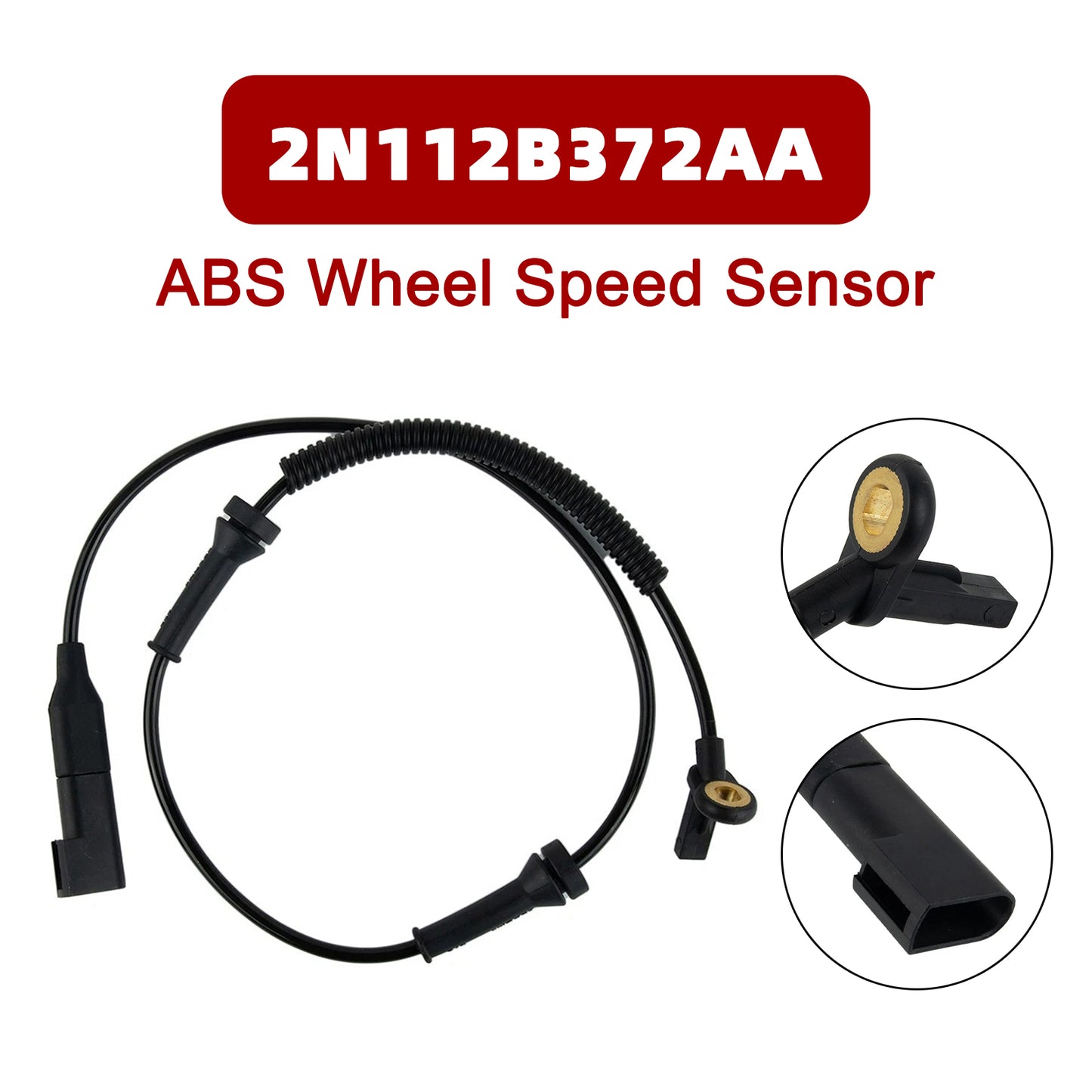 Ford Fiesta MK6 1CPS Front Left or Right ABS Wheel Speed Sensor 2N112B372AA