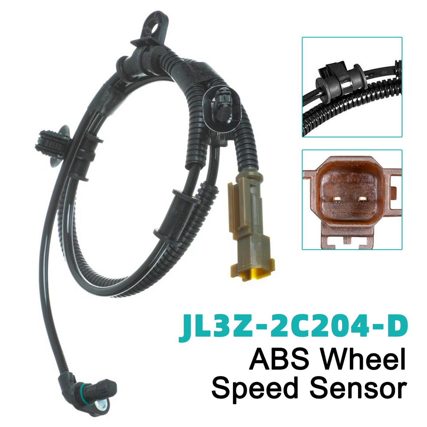 Ford Expedition 1PCS Front Left or Right ABS Wheel Speed Sensor JL3Z-2C204-D