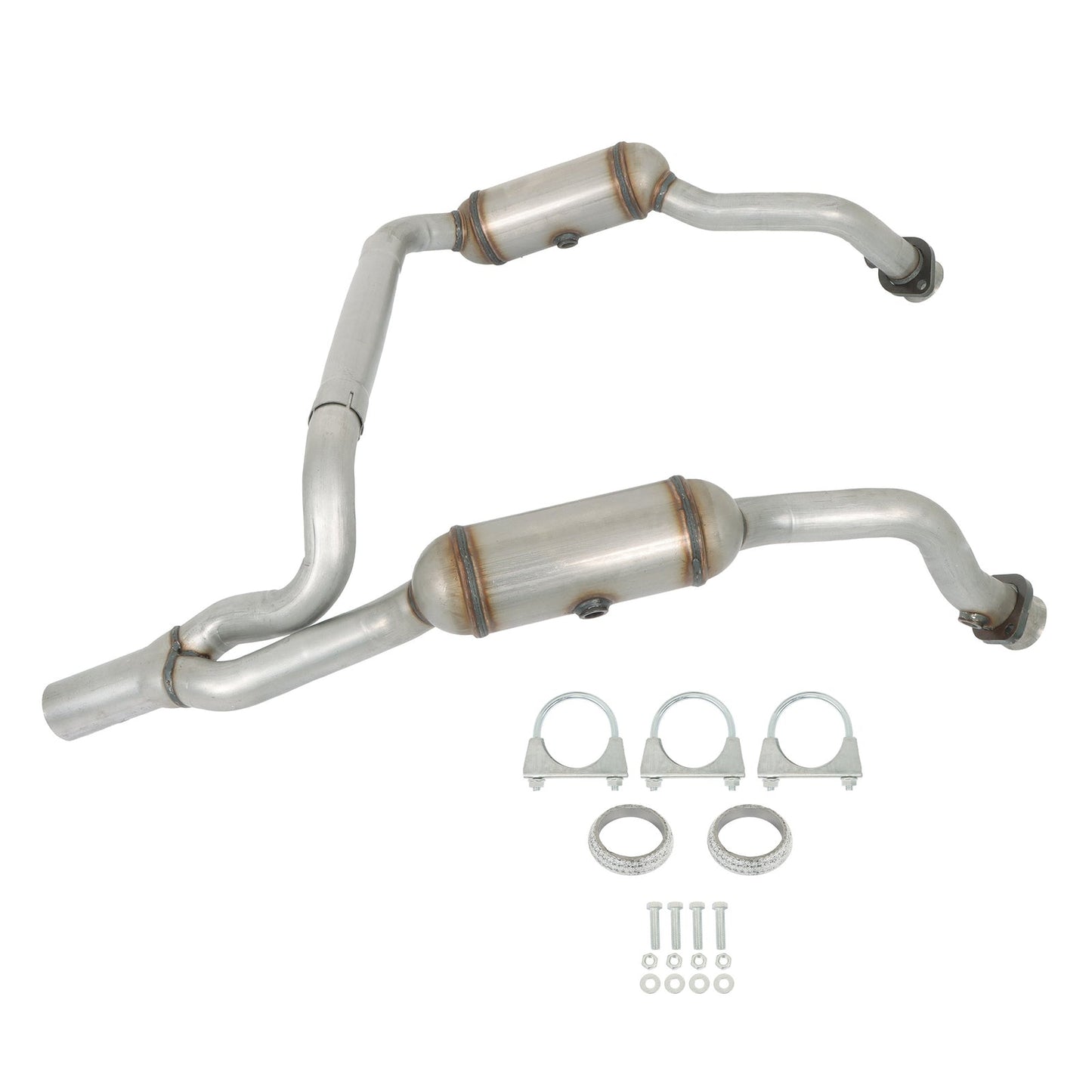 2010-2011 JEEP Wrangler 3.8L Y Pipe Catalytic Converter Complete Set 50498