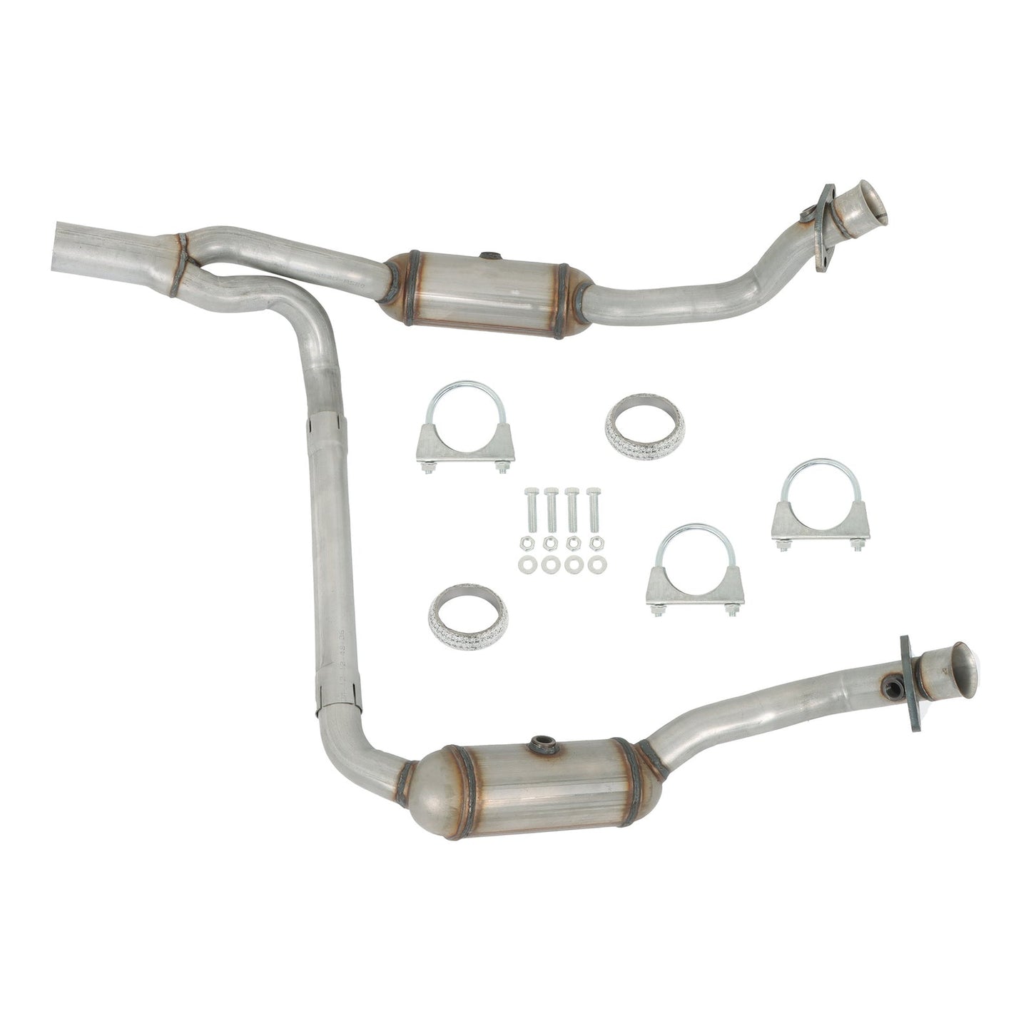 2010-2011 JEEP Wrangler 3.8L Y Pipe Catalytic Converter Complete Set 50498