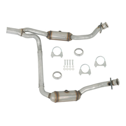 2010-2011 JEEP Wrangler 3.8L Y Pipe Catalytic Converter Complete Set 50498