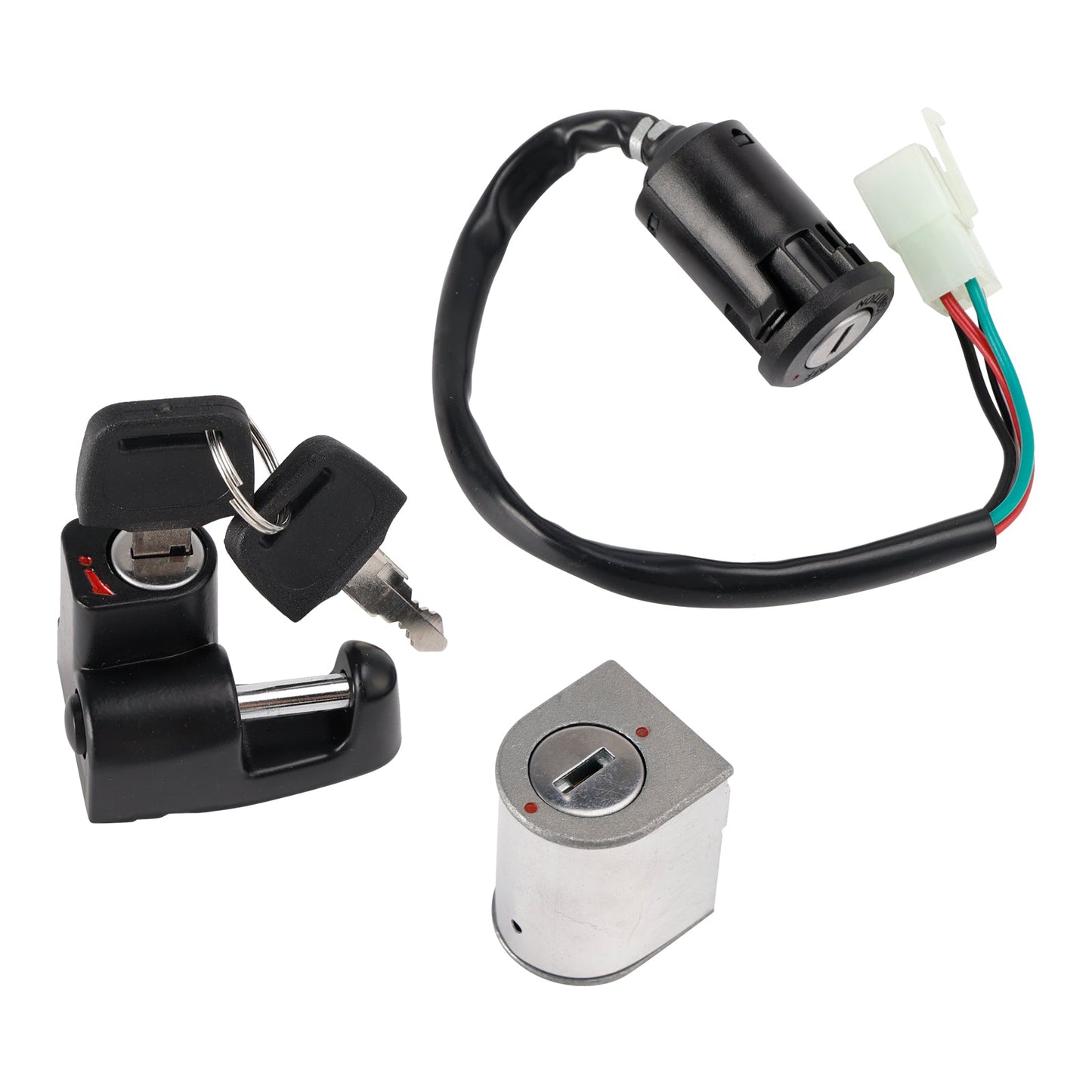 Honda XL250S XL500S 1978-1981 Main Ignition Switch Key Helmet Steering Lock Set