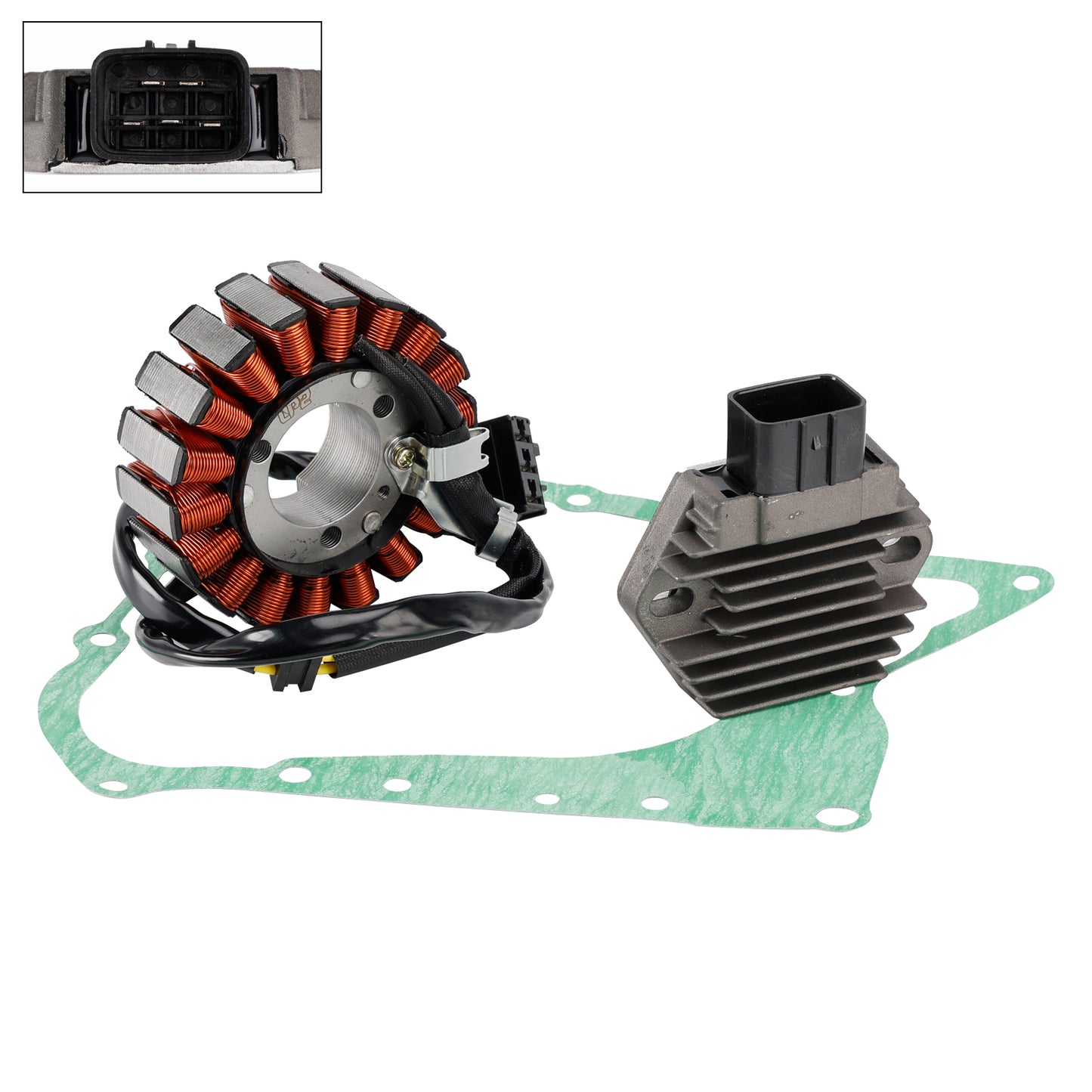Honda PS 250 PS250 2004-2006 Magneto Coil Stator + Voltage Regulator + Gasket Assy