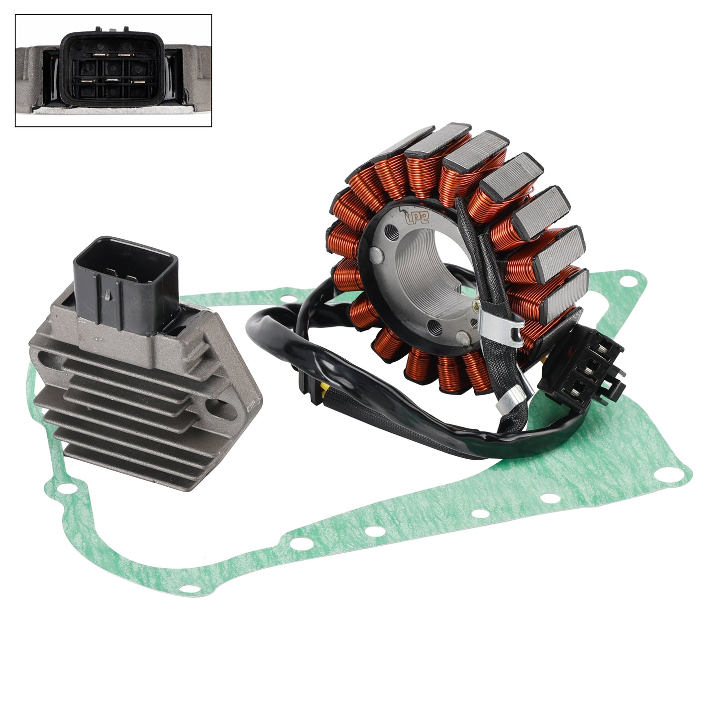 Honda PS 250 PS250 2004-2006 Magneto Coil Stator + Voltage Regulator + Gasket Assy