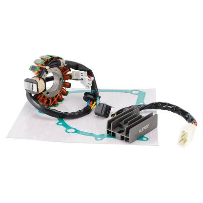 Suzuki LT160E QuadRunner 160 1989-1992 Magneto Coil Stator + Voltage Regulator + Gasket Assy