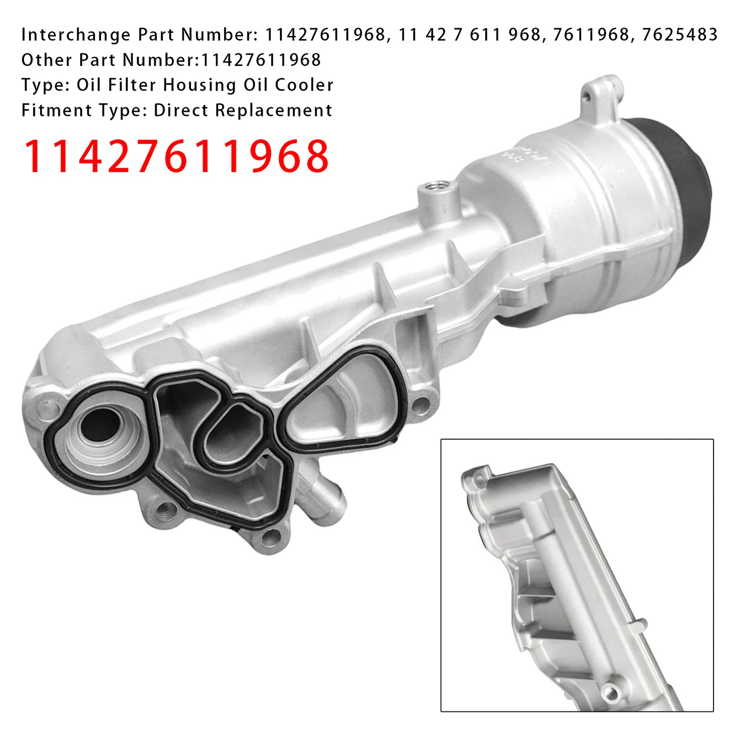 2011-2019 BMW F20 F30 F35 F80 11427611968 Brand New Engine Oil Cooler