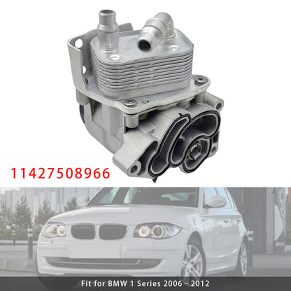 BMW 120i 320i 520i X1 Engine Oil Cooler Oil Filter Assembly 11427508966
