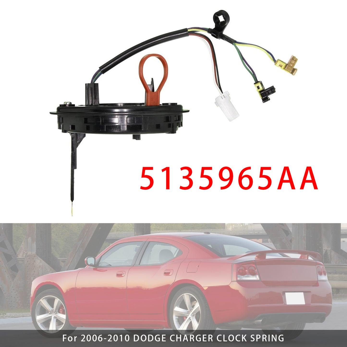 Dodge Charger Magnum Chrysler 300 2005-2008 Spiral Cable Clock Spring 5135965AA