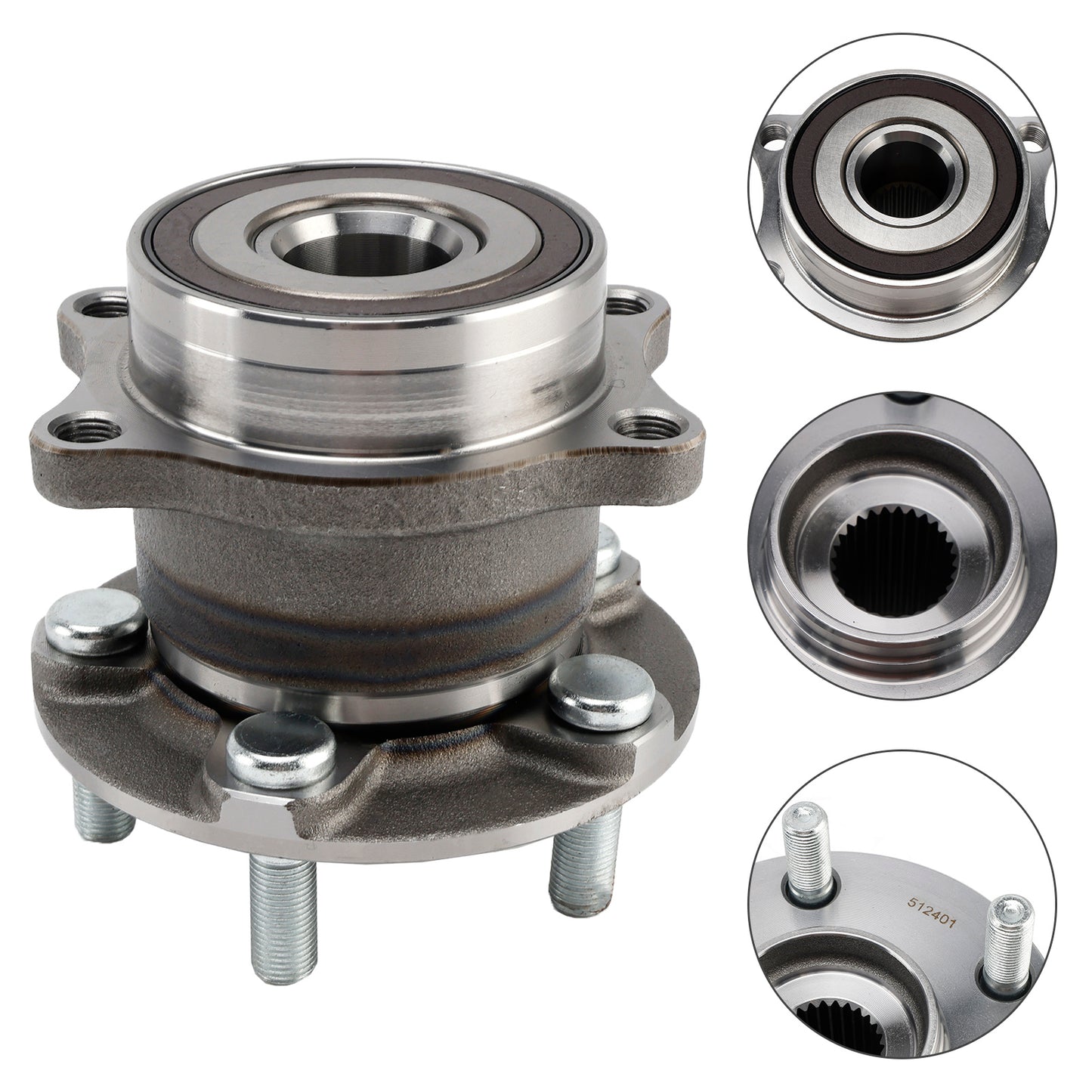 Rear Wheel Hub Bearing 512401 For Subaru Forester Legacy V