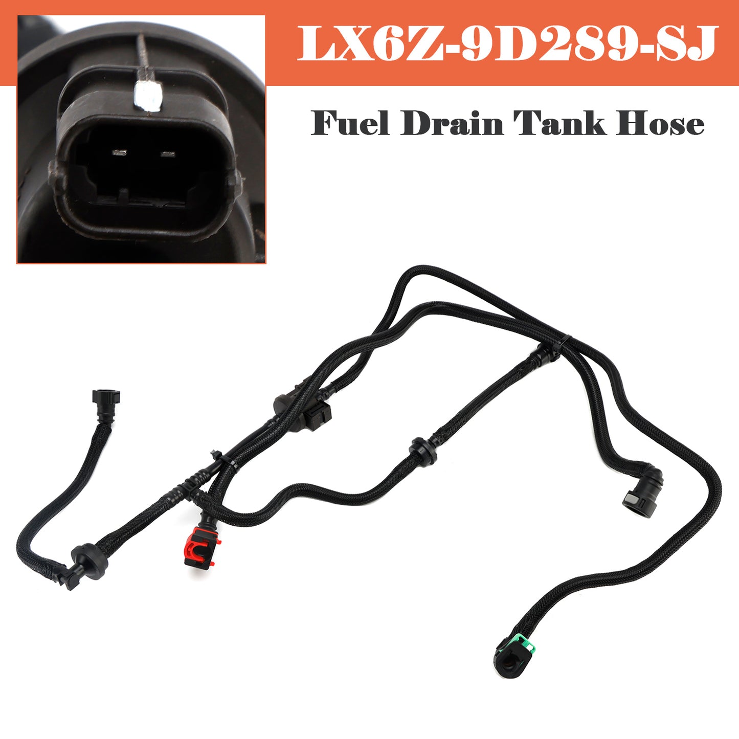 2020-2025 Ford Bronco Sport Escape LX6Z-9D289-SJ Fuel Drain Tank Hose