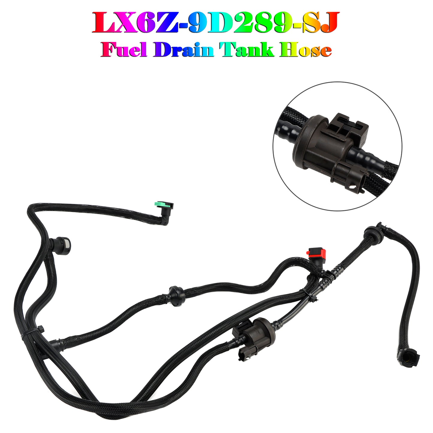 2020-2025 Ford Bronco Sport Escape LX6Z-9D289-SJ Fuel Drain Tank Hose