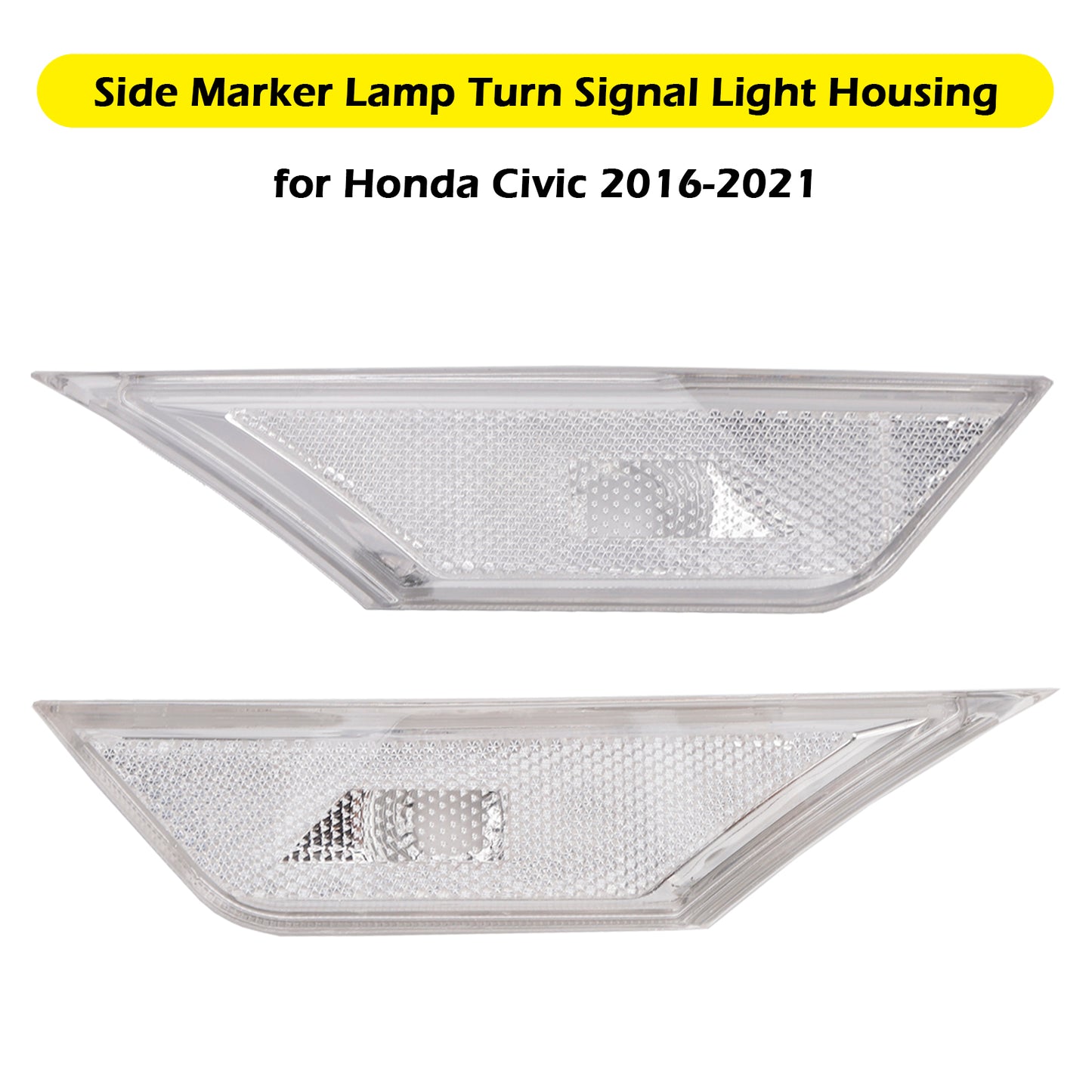 2016-2021 Honda Civic Side Marker Lamp Turn Signal Light Housing for Honda Civic 2016-2021