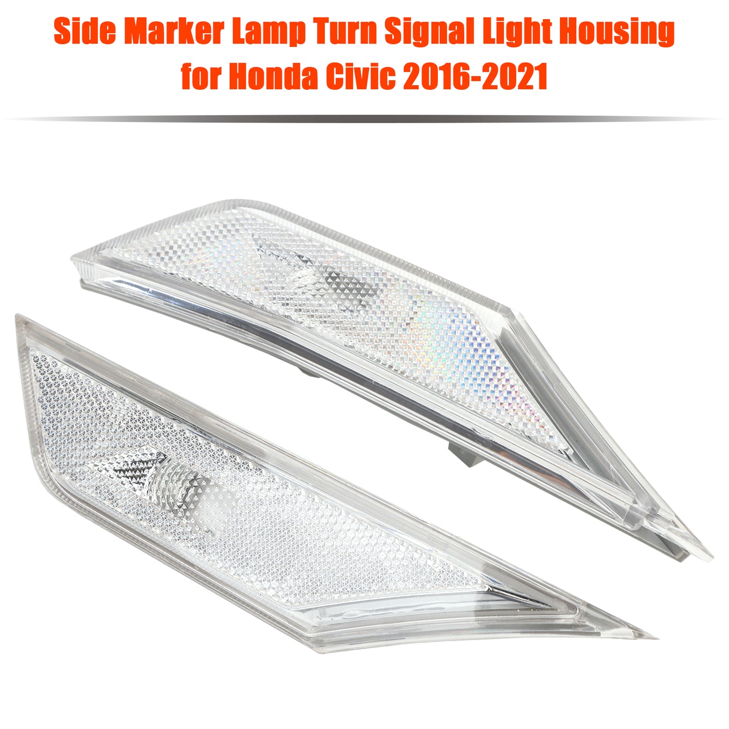 2016-2021 Honda Civic Side Marker Lamp Turn Signal Light Housing for Honda Civic 2016-2021