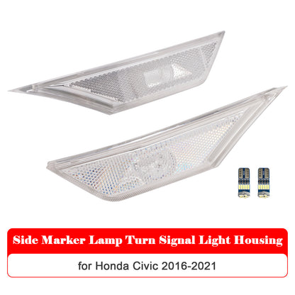 Honda Civic 2016-2021 Side Marker Lamp Turn Signal Light Housing With light bulb for Honda Civic 2016-2021