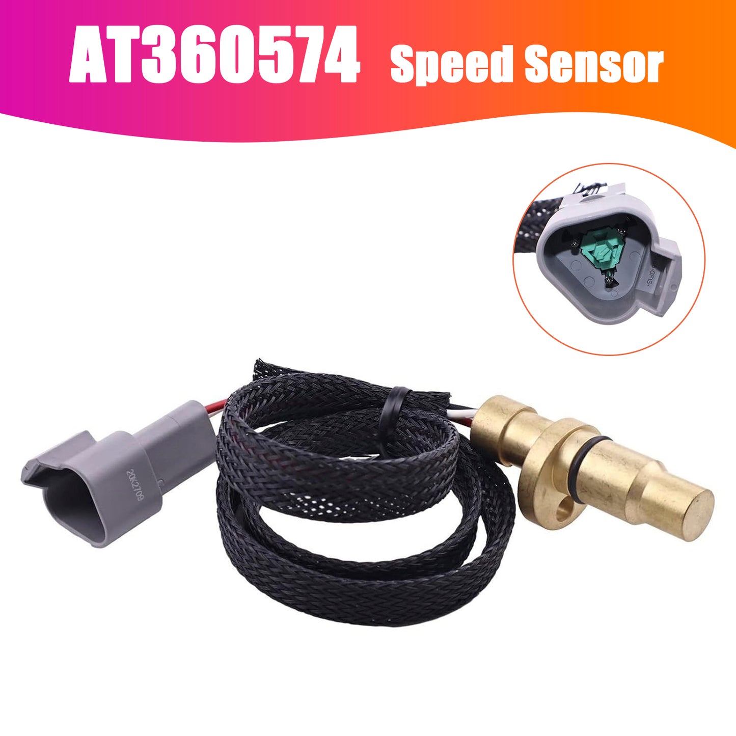 John Deere 450J 450K 550J 650J 605C 605K 700J 850J Speed Sensor AT360574