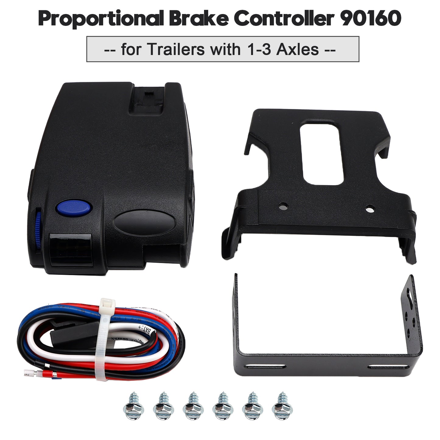 Proportional Brake Controller 90160 for Trailers with 1-3 Axles