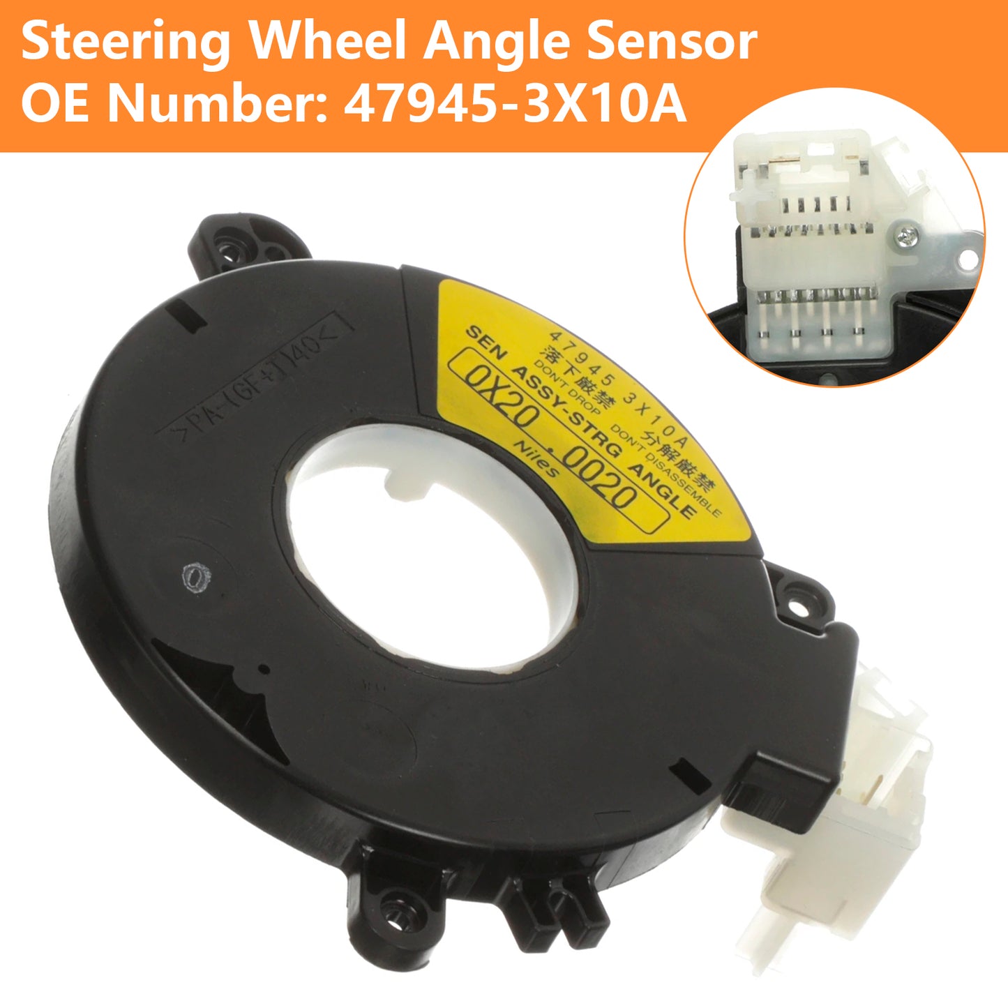 Nissan Frontier Pathfinder Xterra 2005-2012 Steering Wheel Angle Sensor 47945-3X10A