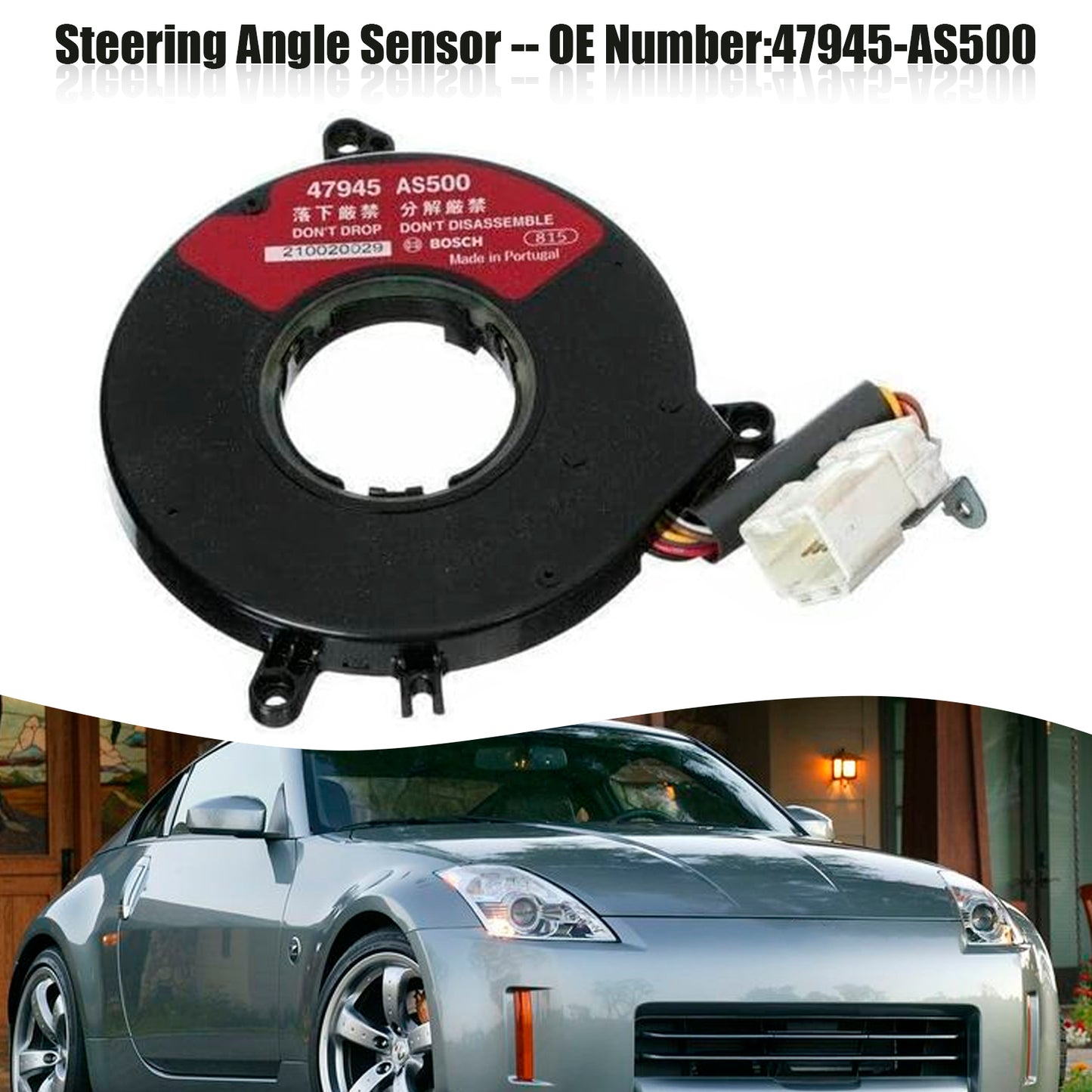 47945-AS500 Steering Angle Sensor For Nissan Frontier 03-17 Infiniti 2002-2010