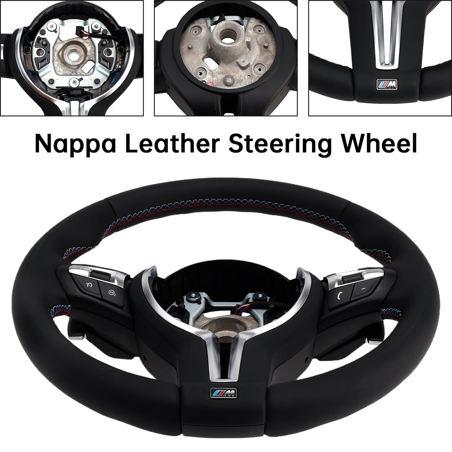 BMW F30 F31 F20 F33 F34 F36 F22 M2 M3 M4 Nappa Leather Steering Wheel