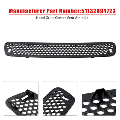 BMW E46 M3 2001-2006 Hood Grille Center Vent Air Inlet 51132694723