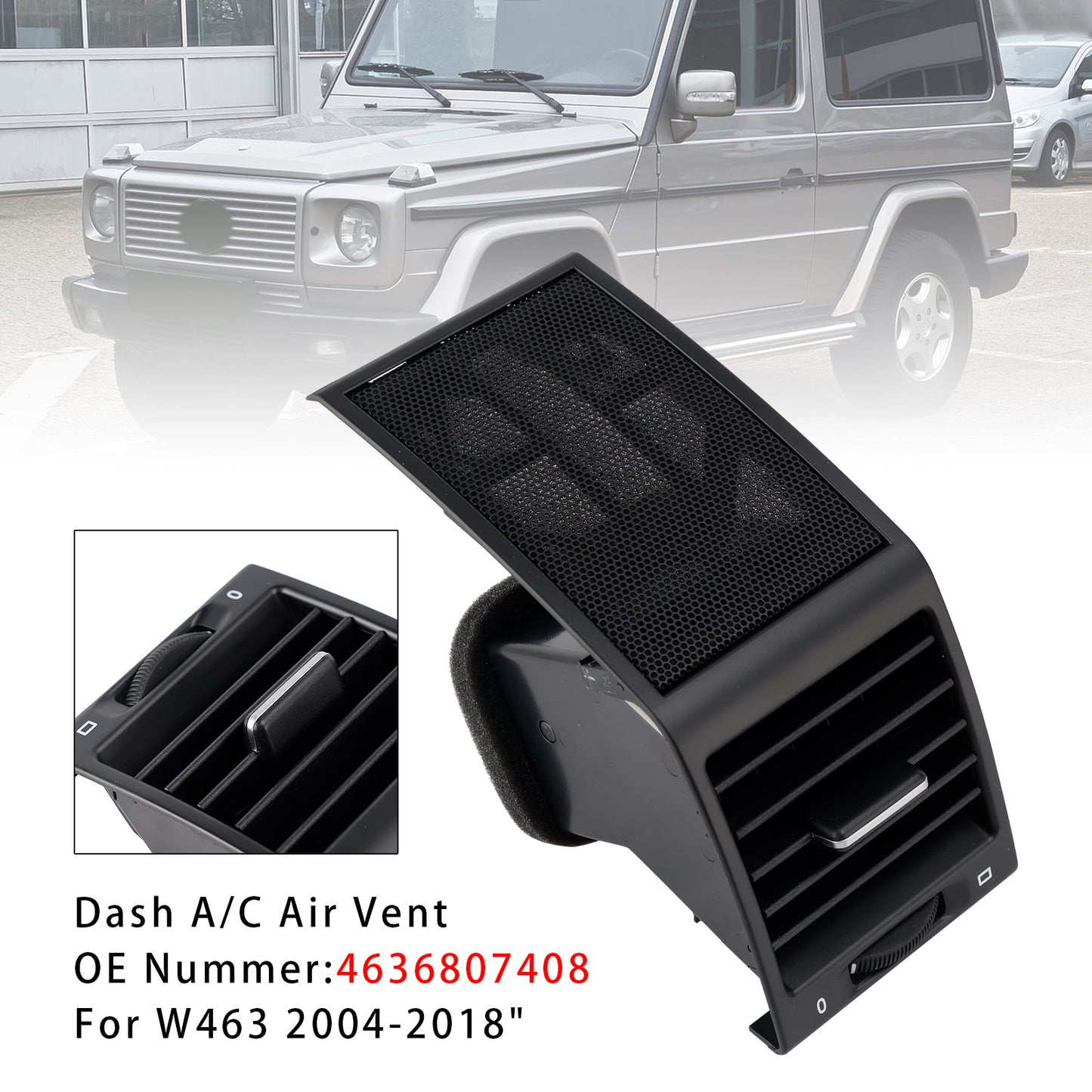 Mercedes Benz G55 G500 G550 2004-2018 Left/Right Dash A/C Air Vent 4636807408