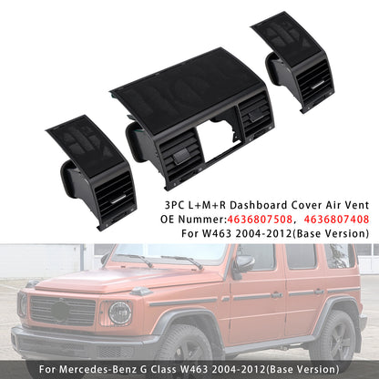 3PCS A/C Air Vent Grille Cover 4636807508 For Benz W463 G500 G55 AMG 2004-2012