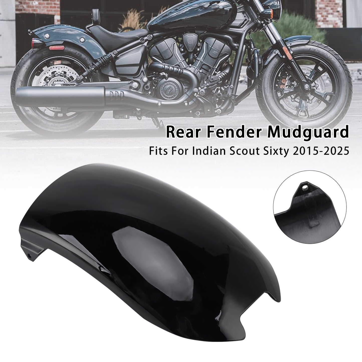 Indian Scout Sixty 2015-2025 Rear Fender Mudguard Fairing